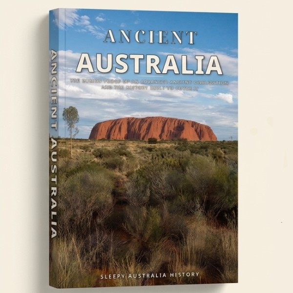 Ancient Australia: The Buried Proof of an Advanced Ancient Civilization and the History Built to Cover It — 3D book cover